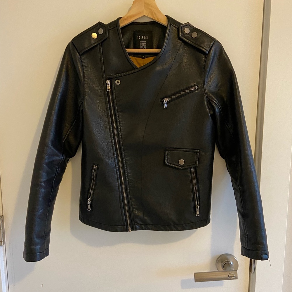 10 Feet Faux Leather Jacket